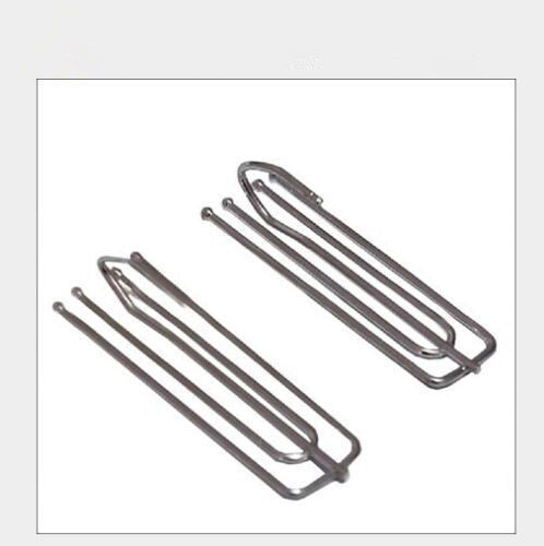 30PCS Silver Curtain hooks Stainless Steel Curtain Pleat Hook 7cm length